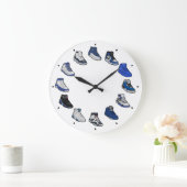 Grande Horloge Ronde Sneaker Acrylic Wall Clock (Maison)