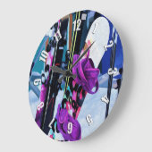 Grande Horloge Ronde Snow Time (Angle)