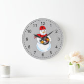 Grande Horloge Ronde Snowman mécanique (Maison)