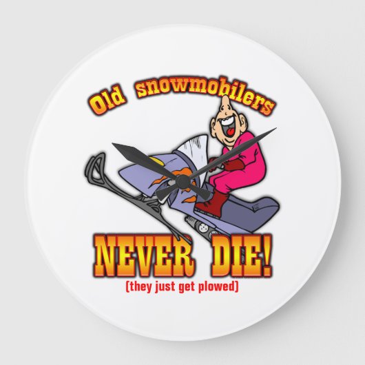 Grande Horloge Ronde Snowmobilers (Recto)