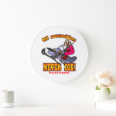 Grande Horloge Ronde Snowmobilers (Maison)