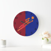 Grande Horloge Ronde Soccer clock (Maison)