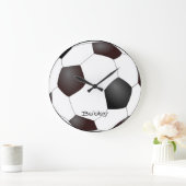 Grande Horloge Ronde Soccer Fan Wall Clock (Maison)