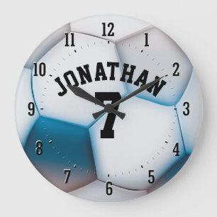 Grande Horloge Ronde Soccer personnel Venin de football