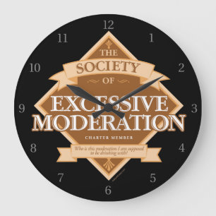 Grande Horloge Ronde Société de modération excessive