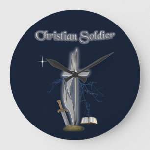 Grande Horloge Ronde soldat chrétien