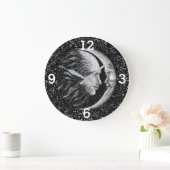 Grande Horloge Ronde Soleil céleste et lune (Maison)