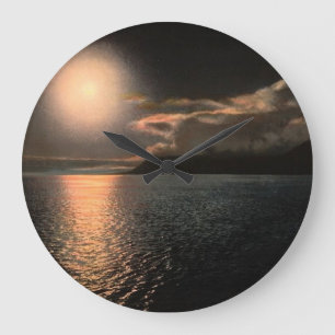 Grande Horloge Ronde Soleil de minuit