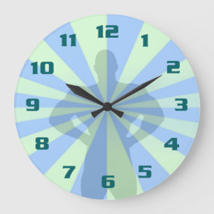 Grande Horloge Ronde Son heure de fitness Fitness et salle de sport