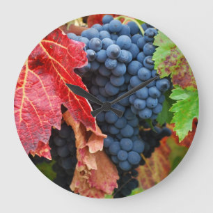 Grande Horloge Ronde Sonoma en automne