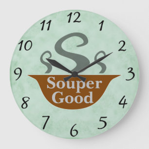 Grande Horloge Ronde Souper Good Wall Clock