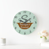 Grande Horloge Ronde Souper Good Wall Clock (Maison)