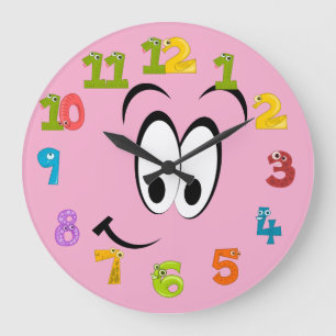 Grande Horloge Ronde Sourire