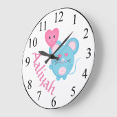 Grande Horloge Ronde Souris (Angle)