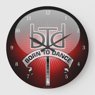 Grande Horloge Ronde Soutenu pour danser