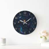 Grande Horloge Ronde Space Mathematics Astronomy (Maison)