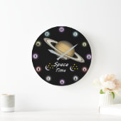 Grande Horloge Ronde Space Time Clock (Maison)