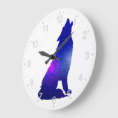 Grande Horloge Ronde Space Wolf howling (Angle)