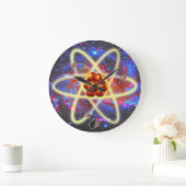 Grande Horloge Ronde Spacey Atomic (Maison)