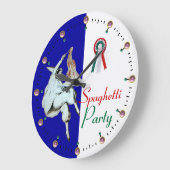 GRANDE HORLOGE RONDE SPAGHETTI PARTI CUISINE ITALIENNE, RESTAURANT, BLA (Angle)