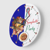 GRANDE HORLOGE RONDE SPAGHETTI PARTY DANCE, CUISINE ITALIENNE ET TOMATE (Angle)