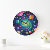 Grande Horloge Ronde Spin planétaire (Maison)