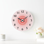 Grande Horloge Ronde Spiro Fleur Fibonacci (Maison)