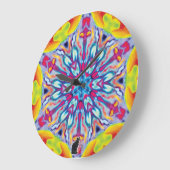 Grande Horloge Ronde Spokes Kaleidoscope (Angle)