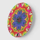 Grande Horloge Ronde Spores Kaleidoscope (Angle)