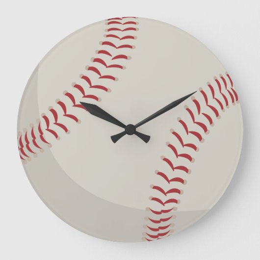 Grande Horloge Ronde Sports de baseball (Recto)