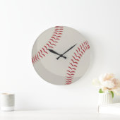 Grande Horloge Ronde Sports de baseball (Maison)