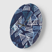 Grande Horloge Ronde Sporty Fun : Fond d'écran Creative Seamless. (Angle)