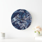 Grande Horloge Ronde Sporty Fun : Fond d'écran Creative Seamless. (Maison)