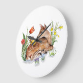 Grande Horloge Ronde Spring Deer (Angle)