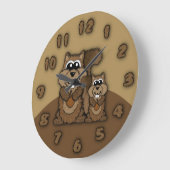 Grande Horloge Ronde Squirrel Clock (Angle)