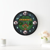 Grande Horloge Ronde Stade de baseball (Maison)