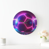 Grande Horloge Ronde Stade Mega Football (Maison)