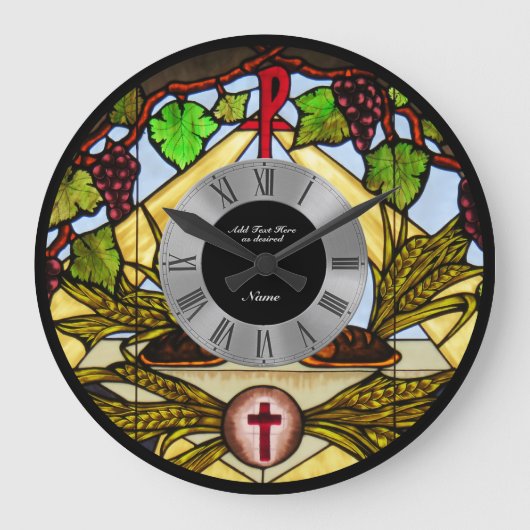 Grande Horloge Ronde Stained Glass (Recto)