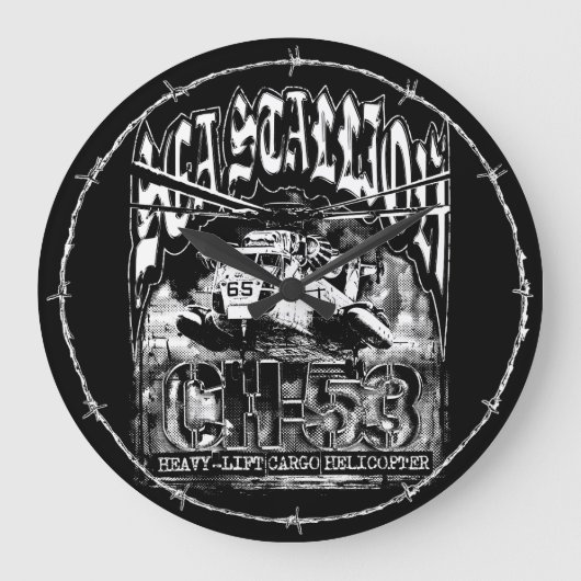 Grande Horloge Ronde Stallion de mer CH-53 (Recto)