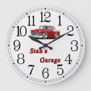 Grande Horloge Ronde Stan's Garage