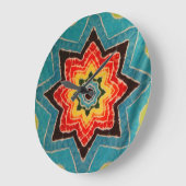 Grande Horloge Ronde Star Tie Dye (Angle)