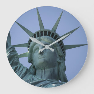 Grande Horloge Ronde Statue de Liberty wall clock