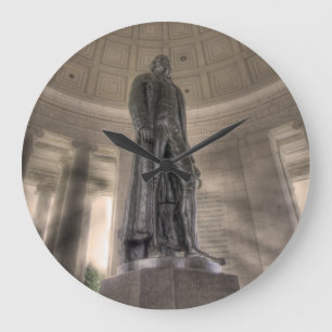 Grande Horloge Ronde Statue en bronze du mémorial Thomas Jefferson