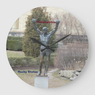 Grande Horloge Ronde Statue rocheuse de Philadelphie