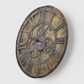 Grande Horloge Ronde Steampunk 1 (Angle)