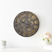 Grande Horloge Ronde Steampunk 1 (Maison)