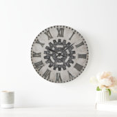 Grande Horloge Ronde Steampunk Wall Clock (Maison)