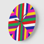 Grande Horloge Ronde Stellar Cross-Section - Green/Red - Balanced (Angle)