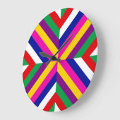 Grande Horloge Ronde Stellar Cross-Section - Magenta/Yellow - Dynamic (Angle)