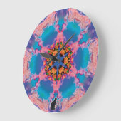 Grande Horloge Ronde Stemma Kaleidoscope (Angle)